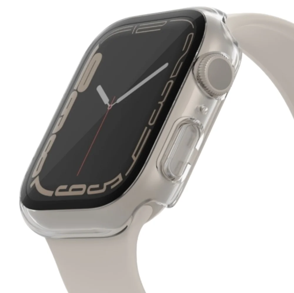 TemperedCurve 2-in-1 Treated Screen Protector + Bumper for Apple Watch Series 8